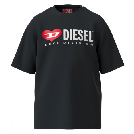 Tričko Diesel Tovez Over T-Shirt Čierna