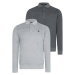 DOUBLE SET V4007 DEWBERRY MEN'S SWEATSHIRT-ANTHRACITE-GREY