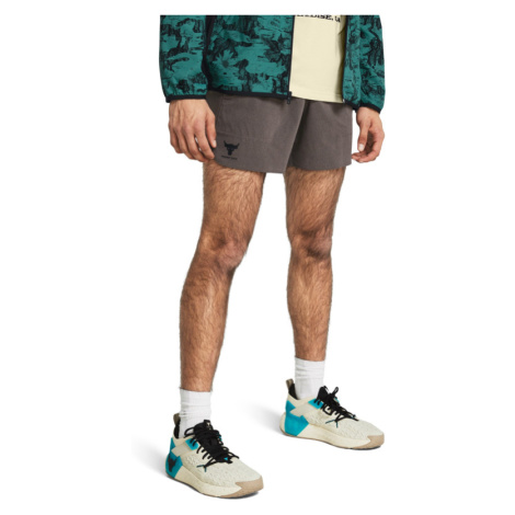 UNDER ARMOUR PROJECT ROCK-PROJECT ROCK Camp Short-BRN Hnedá