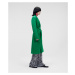 Kabát Karl Lagerfeld Tailored Feminine Coat Zelená