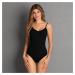 Style perfect suit jednodielne plavky s vypchávkami 7704 black - RosaFaia
