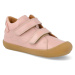 Členková obuv Froddo - Ollie Velcro Pink s aplikáciou ružová
