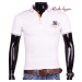 10968-3 Športové POLO tričko bielej farby ETTE 6-8014