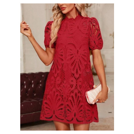 Červené elegantné šaty iMóda