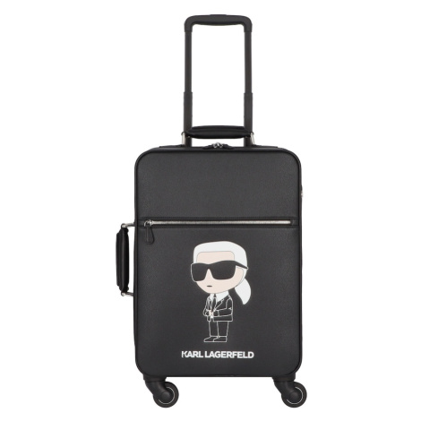 Karl Lagerfeld Kufor na kolieskach 'Ikonik 2.0'  telová / čierna / biela