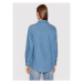 Wrangler džínsová košeľa W5S9LWX8E Modrá Regular Fit