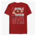Queens Disney Beauty & The Beast - At The Gym Unisex T-Shirt Red