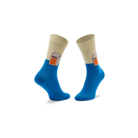 Happy Socks Ponožky Vysoké Unisex MLK01-6300 Modrá