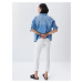Chino nohavice pre ženy Salsa Jeans - biela