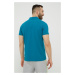 Bavlnené polo tričko Rossignol zelená farba, jednofarebné, RLKMY01