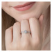 Pandora Trblietavý strieborný prsteň 196254CZ mm
