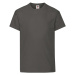 Graphite T-shirt for Children Original Fruit of the Loom