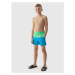 Chlapčenské plavky 4F JUNIOR BOARD SHORTS-4FJWSS24UBDSM069-33S-BLUE