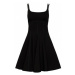 Versace Jeans Couture Letné šaty D2HZA412 Čierna Regular Fit