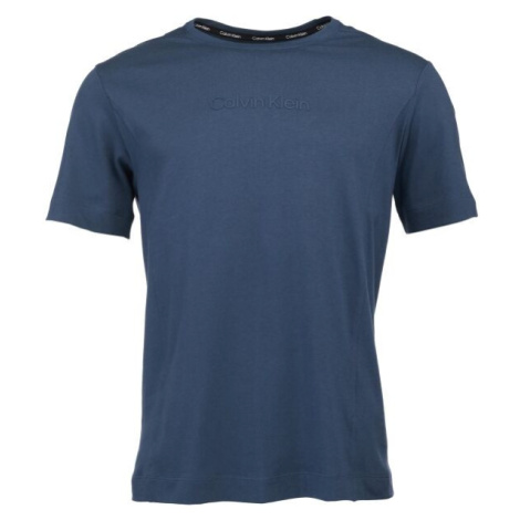 Calvin Klein ESSENTIALS PW S/S Pánske tričko, tmavo modrá, veľkosť
