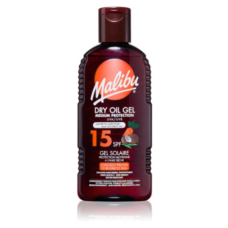 Malibu Dry Oil Gel Beta Carotene olej na opaľovanie s betakaroténom