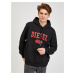 Black Men's Hoodie Diesel - Men's