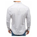 Biela pánska elegantá košeľa s dlhými rukávmi BOLF 7727