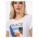 EINSTEIN & NEWTON Tričko 'Peace'  zmiešané farby / biela