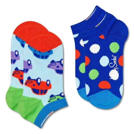 Detské ponožky Happy Socks Kids Car 2-pak
