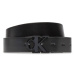 Calvin Klein Jeans Dámsky opasok Round Mono Pl Rev Lthr Belt 30Mm K60K611489 Čierna