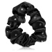 Crystallove Crystalized Silk Scrunchie hodvábna gumička do vlasov farba Black