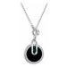 Modesi Originálne strieborný náhrdelník so zirkónmi JA51474CZ