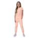 Dievčenské tepláky 4F JUNIOR TROUSERS CAS F130-65S-PALE CORAL