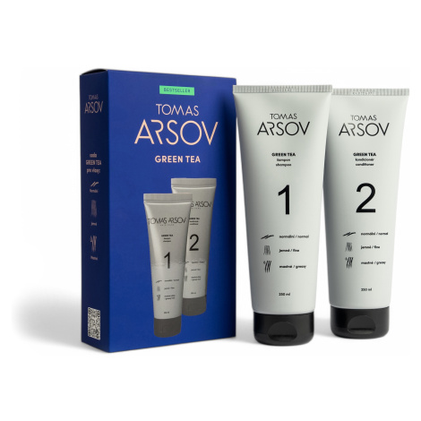 Tomas Arsov Darčekové balenie GREEN TEA Šampón a oplachový kondicionér