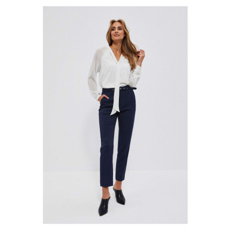 Cigarette trousers with belt Moodo