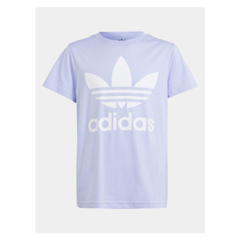 Adidas Tričko adicolor Trefoil IN8447 Fialová Regular Fit