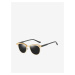 VeyRey slnečné okuliare polorámové Kacper čierne sklá