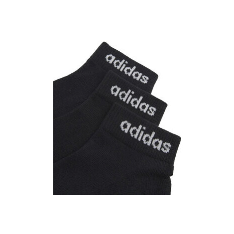 Adidas Súprava 3 párov kotníkových ponožiek unisex 3-Pack IC1303 Čierna