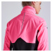 Dámska bežecká bunda Kiprun Warm Regul ružová fluorescenčná