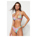 Trendyol Abstract Patterned Accessory Regular Bikini Bottom