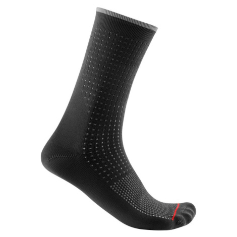 CASTELLI Cyklistické ponožky klasické - PREMIO - čierna