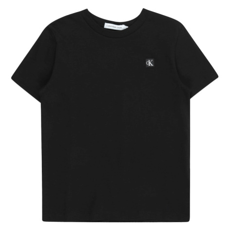 Calvin Klein Jeans Tričko  čierna / biela