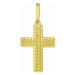 Praqia Jewellery Zlatý prívesok Krížik PA6254
