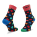 Happy Socks Vysoké detské ponožky KBDO01-6001 Čierna