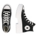 CONVERSE Členkové tenisky 'CHUCK TAYLOR ALL STAR LUGGED'  čierna / biela