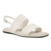 Calvin Klein Sandále Squared Flat Sandal He HW0HW01496 Écru