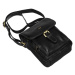 Pánske kabelky [DH] Kožená taška PTN TB 012 COM BLACK jedna