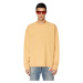 Diesel Mikina - S-ALMON-E1 SWEAT-SHIRT oranžová