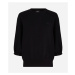 Mikina Karl Lagerfeld Voluminous Fashion Sweatshirt Black