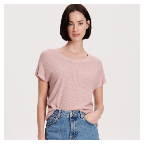 Reserved - Úpletové tričko - Ružová