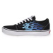 Chlapčenská rekreačná obuv VANS Ward Flame black white