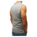 Svetlo-šedé pánske tričko bez rukávov (rx3498)