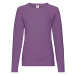 Purple sweatshirt classic light Fruit of the Loom