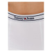 Tommy Jeans Trapézová sukňa Logo DW0DW15387 Biela Regular Fit