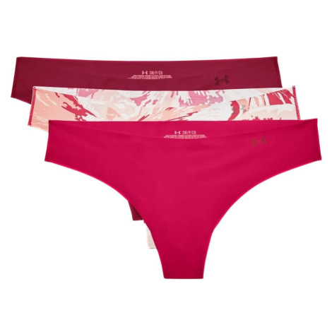 Under Armour PS Thong 3Pack Print-PNK W 1325617-656